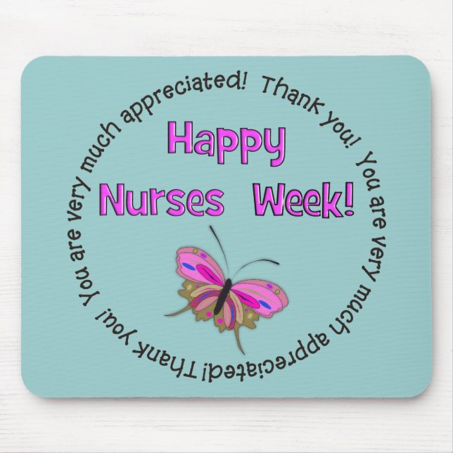Happy Nurses Week Gifts Mouse Mat (Front)