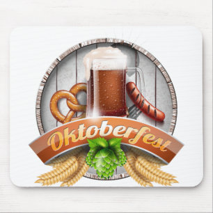 happy oktoberfest mouse mat