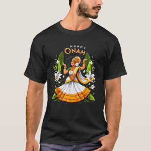 Happy Onam Festival India Holiday Indian Kerala Re T-Shirt
