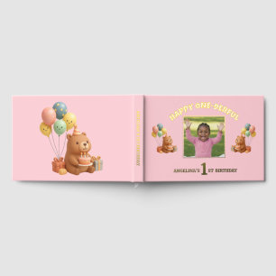 Happy ONEderful 1st Birthday Photo Guest Book