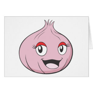Happy Onion Vegetable Cartoon