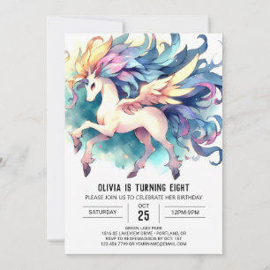 Happy Online Horse Birthday Invitation