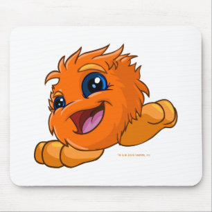 Happy orange JubJub Mouse Mat