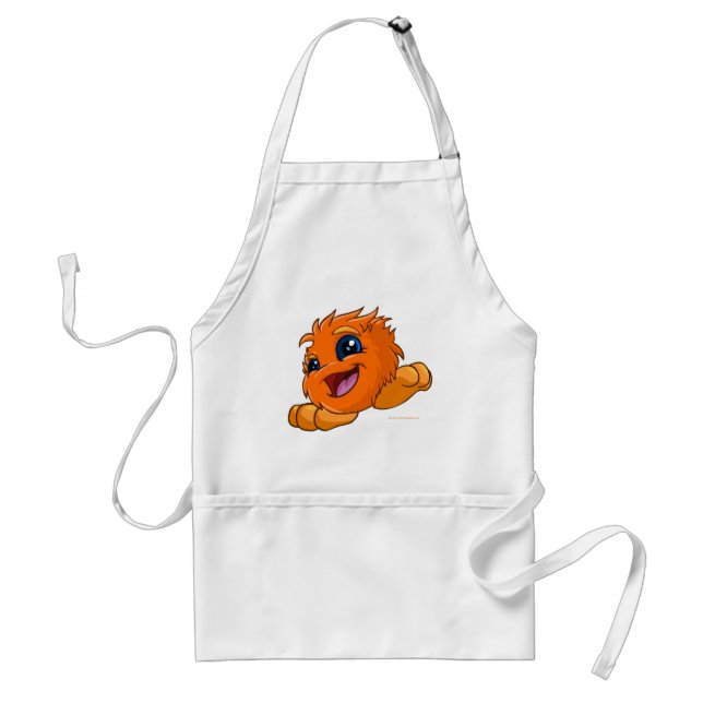 Happy orange JubJub Standard Apron (Front)