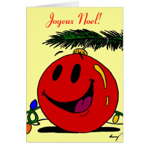 Happy Ornament "Joyeux Noel" Card