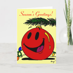 Happy Ornament "Season's Greetings" Card