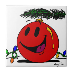 Happy Ornament Tile
