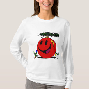 Happy Ornament Womens Hooded Sweatshirt T-Shirt
