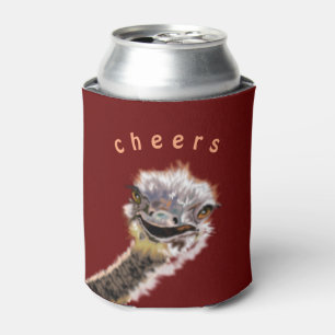 Happy Ostrich - Cheers - Can Cooler