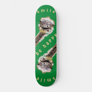 Happy Ostrich - Smile Skateboard