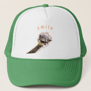 Happy Ostrich Trucker Hat