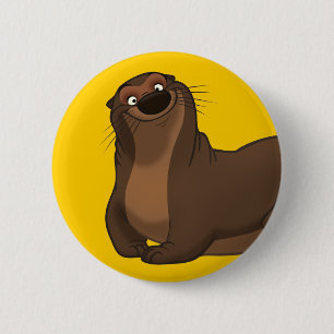 Happy Otter Button
