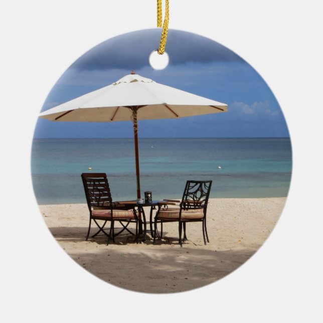 Happy Out Ceramic Tree Decoration (Front)