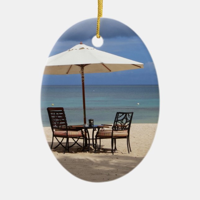 Happy Out Ceramic Tree Decoration (Front)