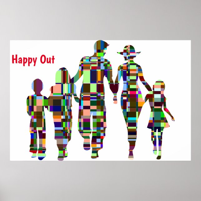 Happy Out Poster (Front)