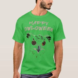 Happy Owloween Owl for Halloween T-Shirt
