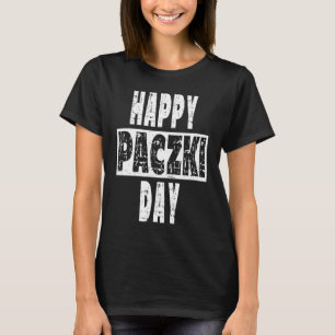 Happy Paczki Day  Vintage  Artwork T-Shirt