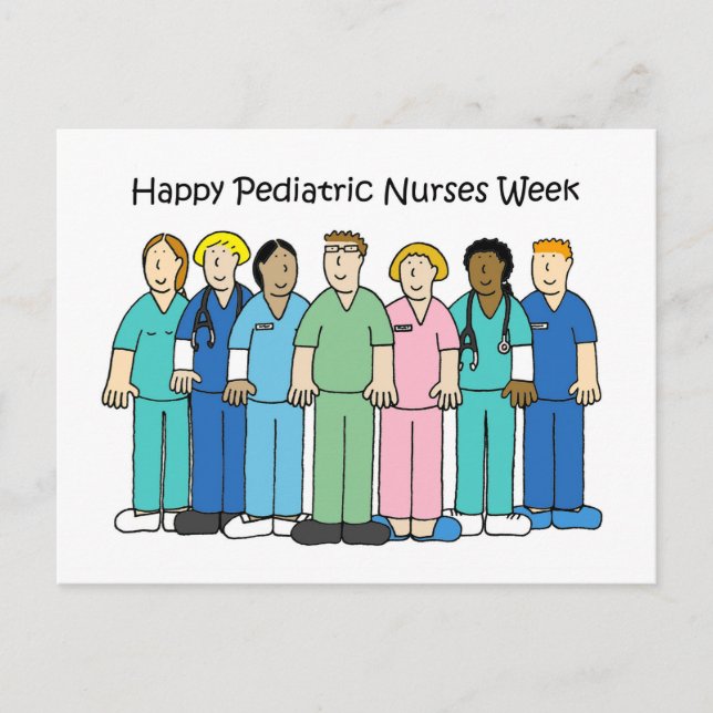 Happy Paediatrics Nurses Week - October Postcard (Front)