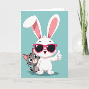 Happy Pals Thumbs Up Card