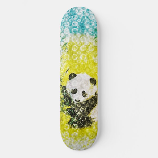 Happy Panda Custom Pro Signature Slider Board Skateboard (Front)
