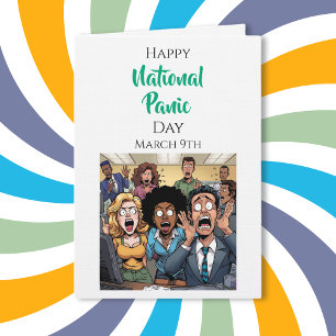 Happy Panic Day March 9th Card