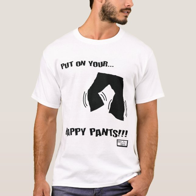 Happy Pants T-Shirt (Front)