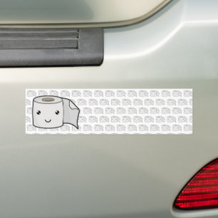 Happy Paper Bumper Sticker