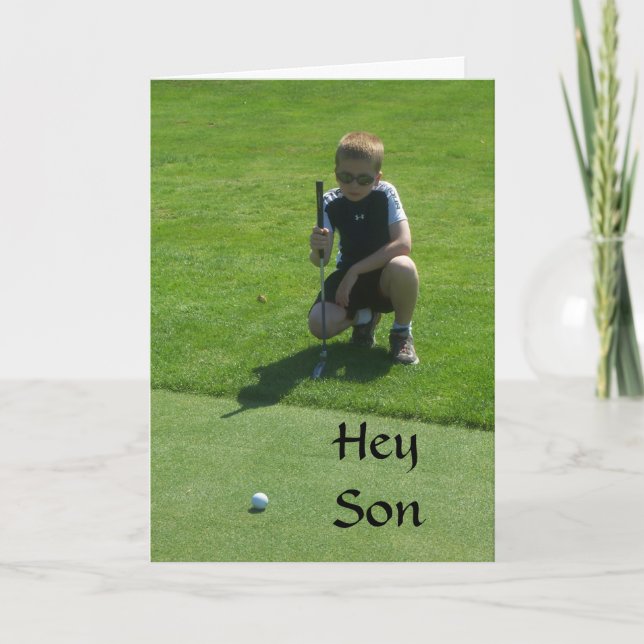 HAPPY PAR-FECT BIRTHDAY ***SON***  CARD (Front)