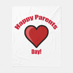 Happy Parents Day! Fleece Blanket