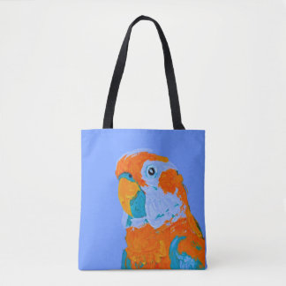 Happy Parrot Tote Bag