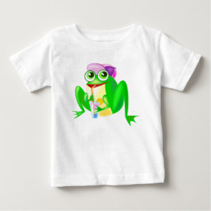 Happy Party Frog Baby T-Shirt Fun