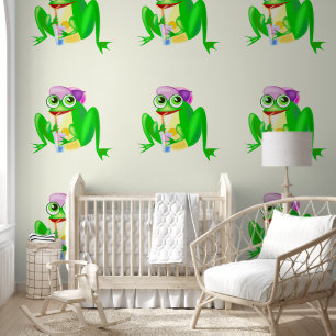 Happy Party Frog Funny Wallpaper