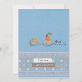 Happy Passover card with envelope