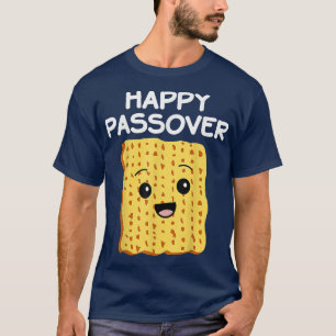 Happy Passover Cute Matzo Jewish Holiday  T-Shirt