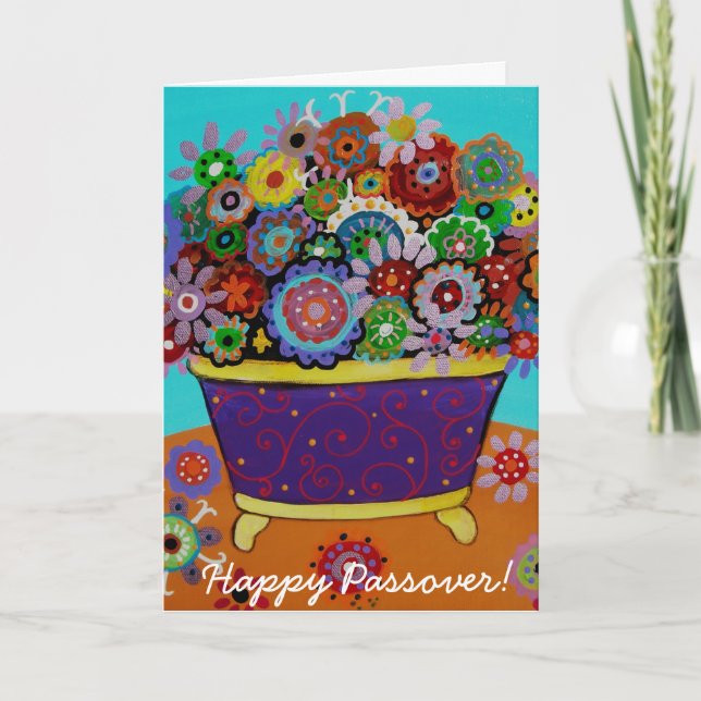 Happy Passover Holiday Card (Front)