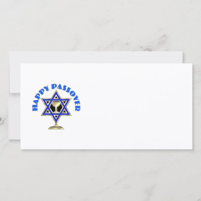 Happy Passover Holiday Card (Front)