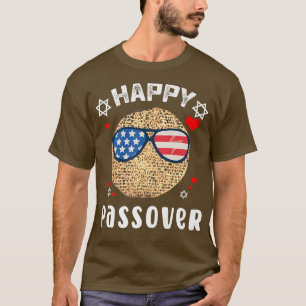 Happy Passover Jewish Food Pesach Funny Matzo Jew  T-Shirt