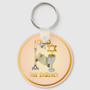 Happy Passover Keychain