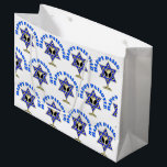 Happy Passover   Large Gift Bag<br><div class="desc">Personalised Jewish Theme Gifts and Apparel For Holiday Family and Friends</div>
