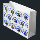Happy Passover   Large Gift Bag<br><div class="desc">Personalised Jewish Theme Gifts and Apparel For Holiday Family and Friends</div>