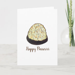 Happy Passover Macaroon Cookie Jewish Holiday Food Card