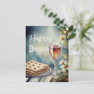 Happy Passover Pesach Jewish Holiday Postcard