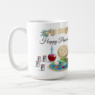 Happy Passover Spring Pesach Seder Coffee Mug