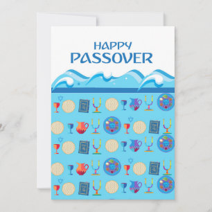 Happy Passover Spring Pesach Seder Holiday Card