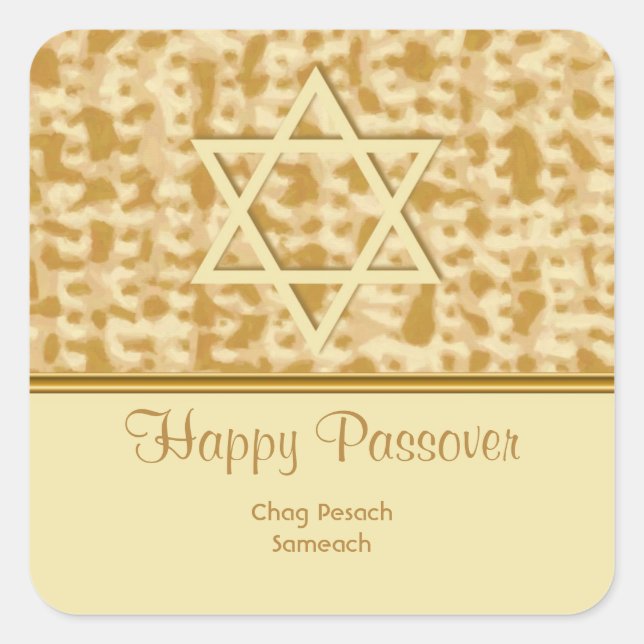Happy Passover Sticker (Front)