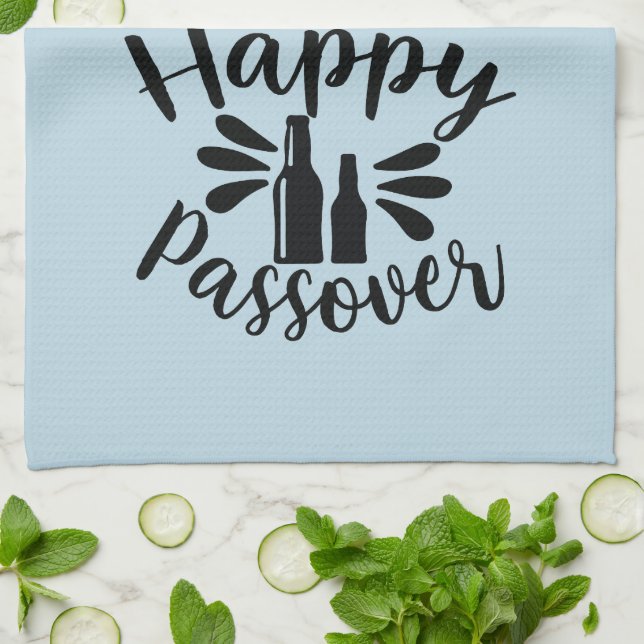 Happy Passover Tea Towel (Folded)