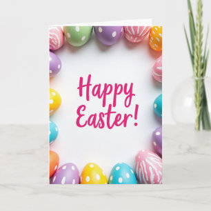 Happy Pastel Holiday Egg Card