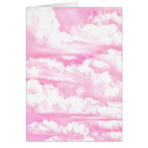 Happy Pastel Pink Clouds