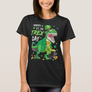 Happy Pat Rex Day Dinosaur T Rex St Patrick's Day T-Shirt