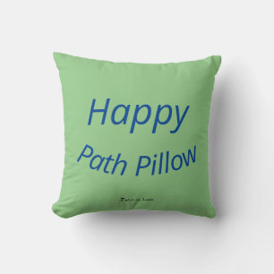 Happy Path Pillow Throw Pillow